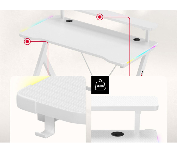Huzaro Hero 1.9 RGB White HZ-HERO 1.9 RGB WHITE - 1474952 - zdjęcie 7